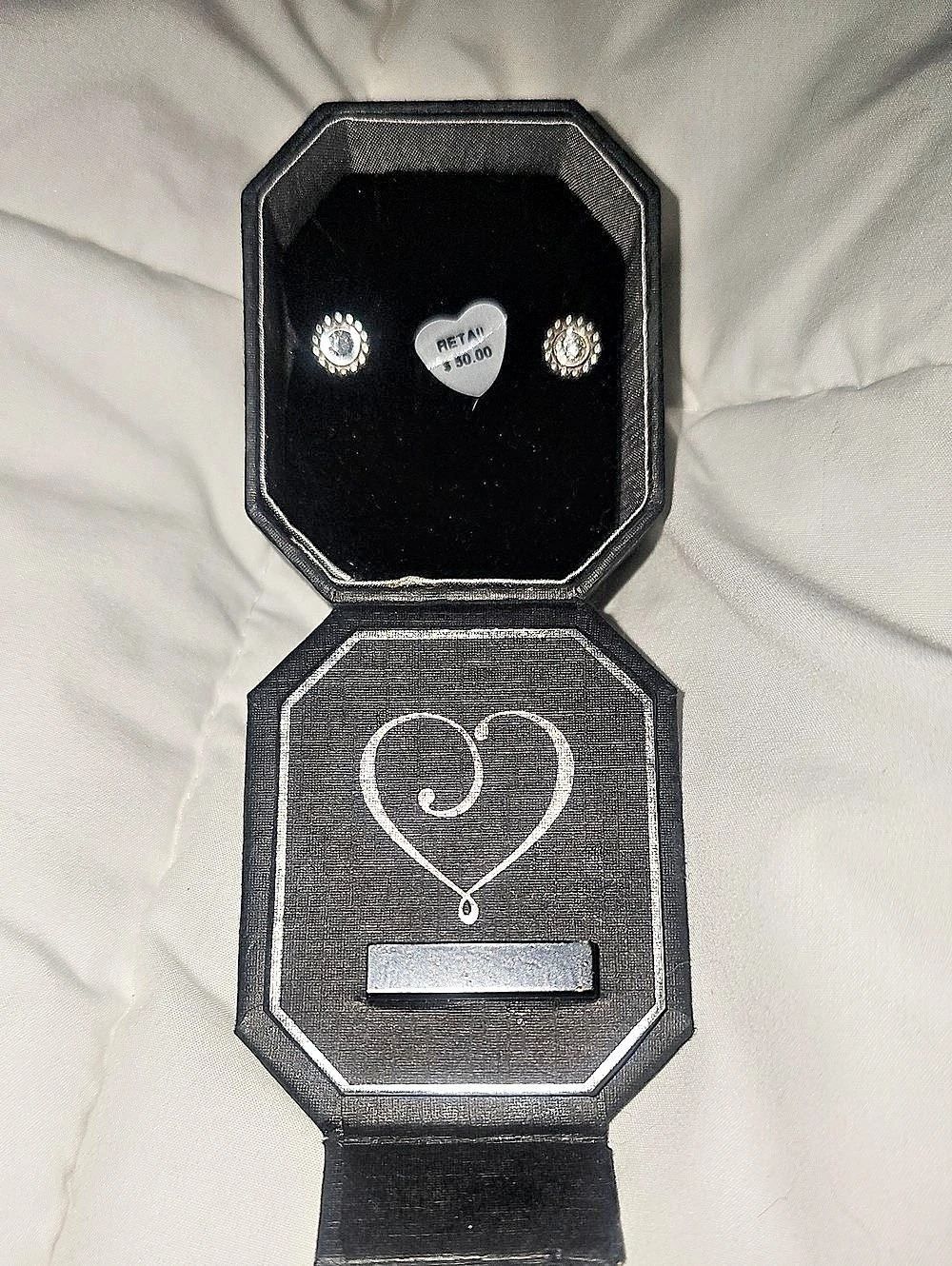 Brighton Twinkle Round Silver Earrings NWT